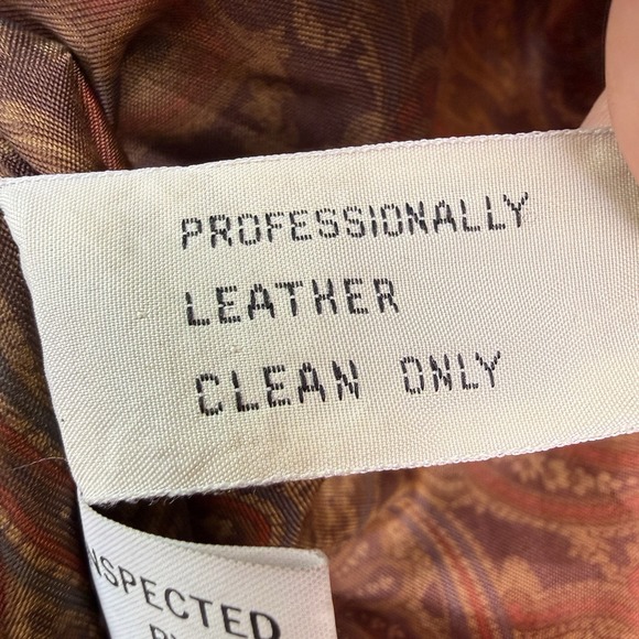 Vtg. Phase 2 Jacket Men's XL Black Leather Bomber Zip Pockets Flight Biker - Picture 15 of 15